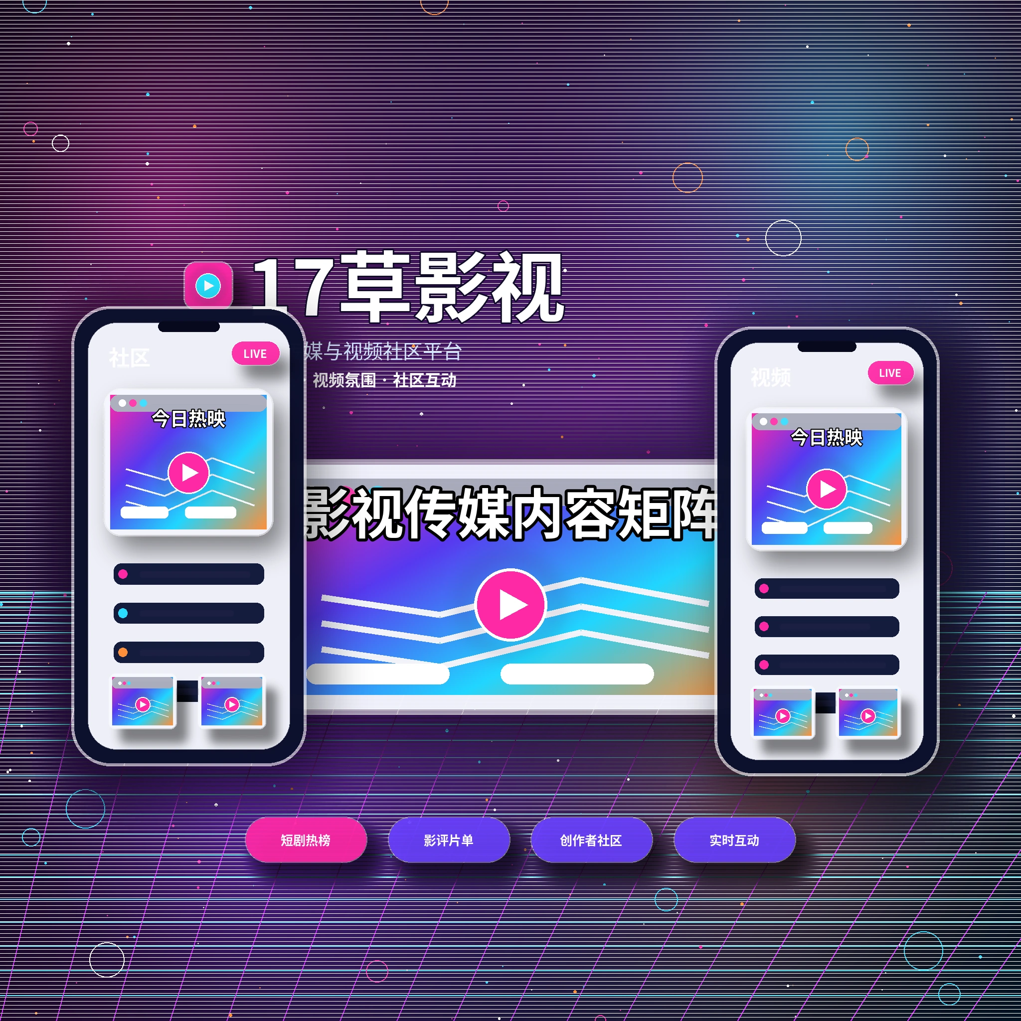 17c影视传媒与视频社区平台简介